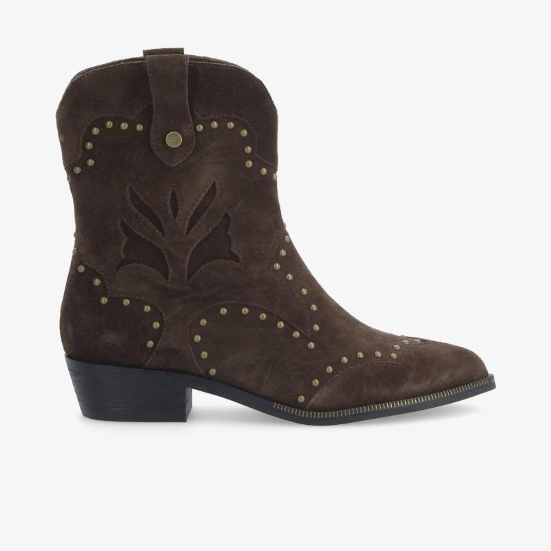 MAIA BOOTS W - SUEDE - MARRON
